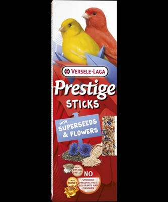 Sticks Kanaries met Superzaden & Bloemen - 2 stuks 60g