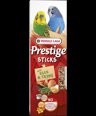 Sticks Kleine Parkieten met Ei & Tijm - 2 stuks 60g