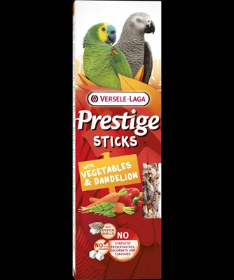 Sticks Papegaaien met Groenten & Paardenbloem - 2 stuks 140g