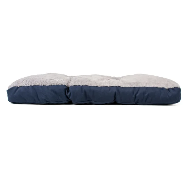 Matras rechthoekig DuoTex ECO L - 120x80x10cm blauw/grijs