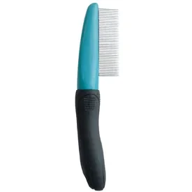 M-PETS FIJNE KAM ZWART&BLAUW 5X22CM