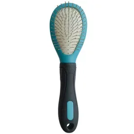 M-PETS PINBORSTEL ZWART&BLAUW 6.5X21.5CM