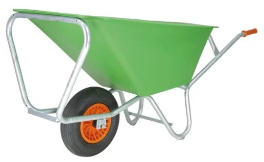 kruiwagen landbouw 170L - 1 wiel - 2Ply luchtband - tubeless - PP velg - rollager