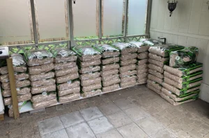 Houtpellets My Pellets 15kg - 70 zakken per pallet - geleverd en gestapeld