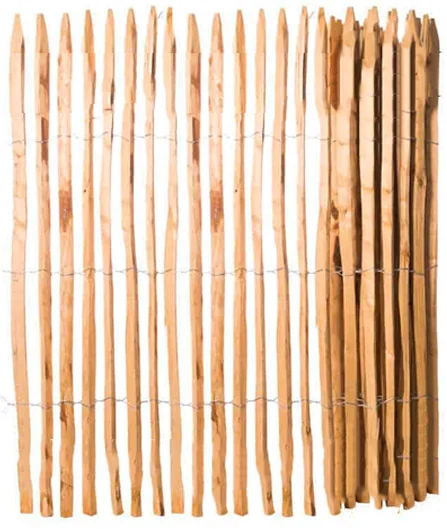 Kastanje hekwerk 4/5 x 10 m