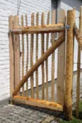 Kastanje poort met hoogte 95cm