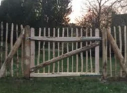 Kastanje poort met hoogte 145 cm