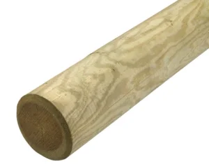 Houten paal gefreesd Ø 8 cm