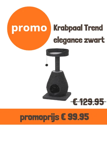 Krabpaal trend tree elegance sublime zwart