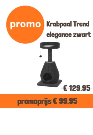 Krabpaal trend tree elegance sublime zwart