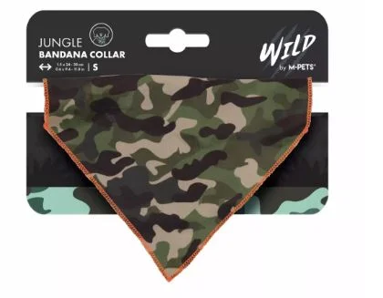 M-PETS WILD Jungle Bandana + halsband