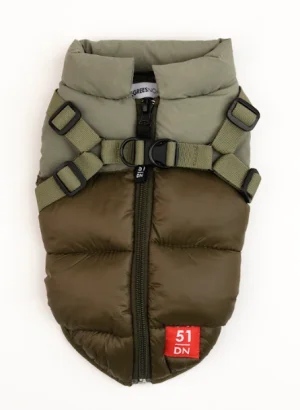 Hondenjasje National Harness Coat - Khaki - 24cm