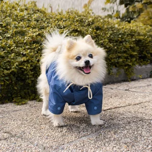 Hondenregenjas Parka - blauw