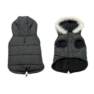Hondenjas puffer eskimo - zwart