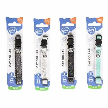Kattenhalsband glitter diamanten 