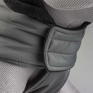 Hondenjas Hi Vis Casual zwart/grijs