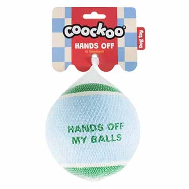 Tennisbal HANDS OFF XL - 12,7cm blauw/groen