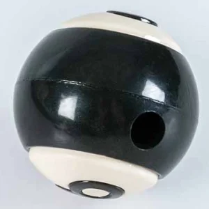 Snackbal EIGHT 8cm zwart/wit
