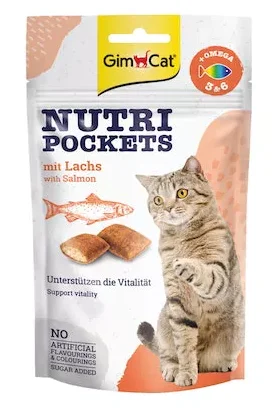 GimCat Nutri Pockets Zalm 60g