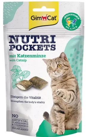 GimCat Nutri Pockets Kattenkruid 60g