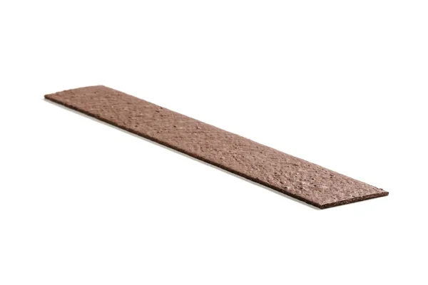 eco-afboording Recylat recht  2m x 14cm x 1cm BRUIN