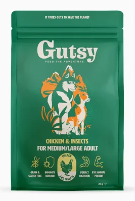 GUTSY CHICKEN&INSECT 2KG ADULT LARGE
