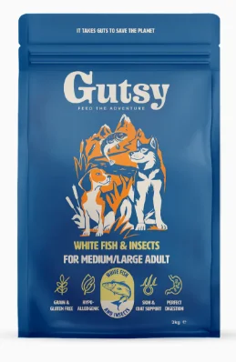 GUTSY WHITEFISH/INSECT 2KG ADULT LARGE