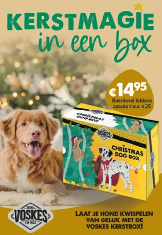 Voskes Kerstbox HOND