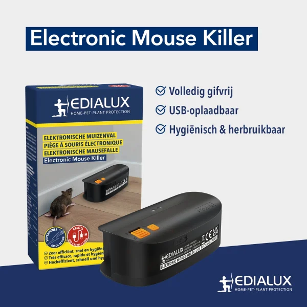ELECTRONIC MOUSE KILLER - USB OPLAADBAAR