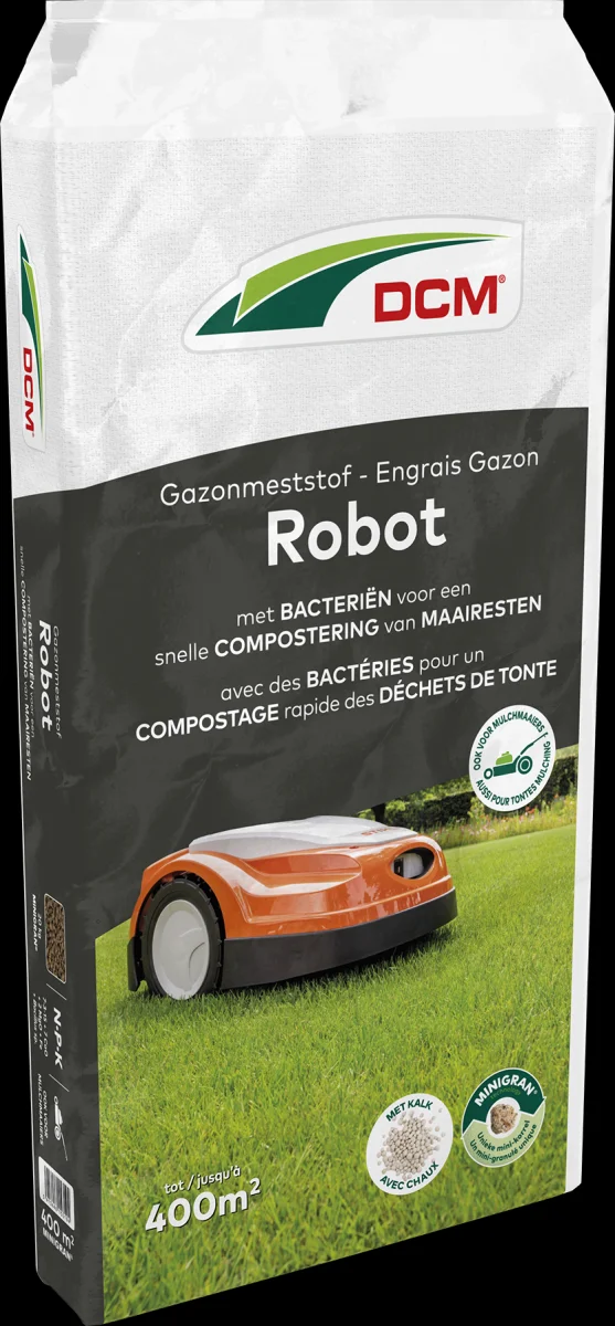 DCM GAZONMESTSTOF ROBOT 20KG