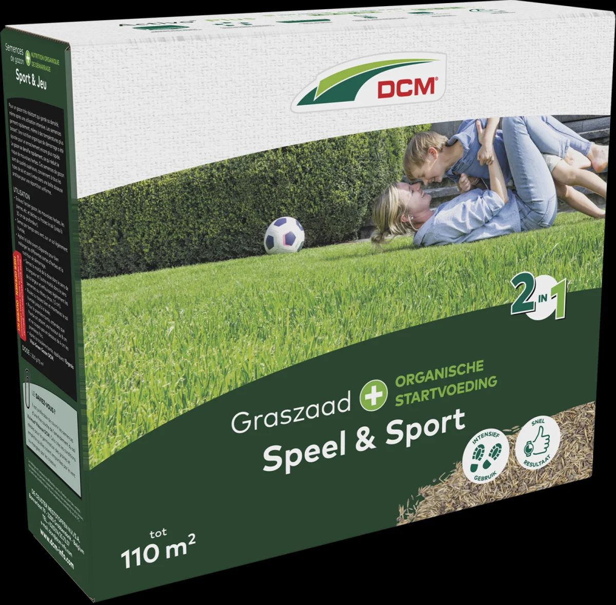 DCM GRASZAAD PLUS SPEEL & SPORT 2,2KG 110M²