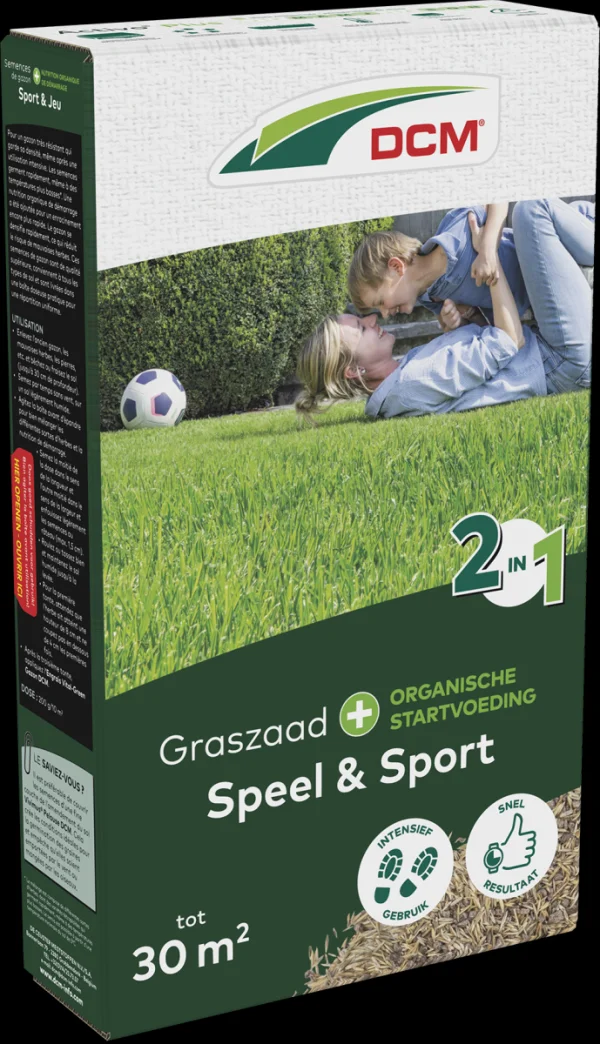 DCM GRASZAAD PLUS SPEEL & SPORT 0,6KG 30M²