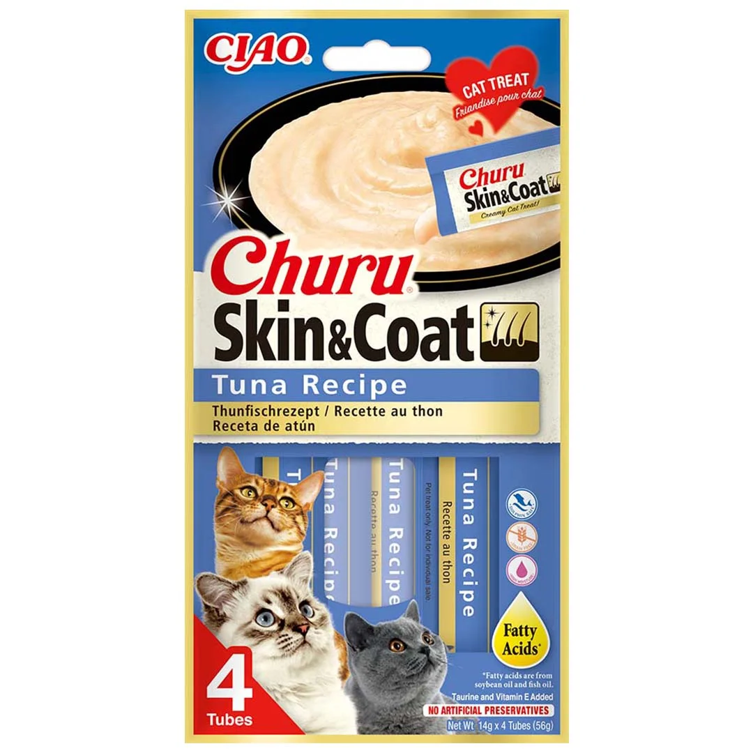 CIAO Churu Skin&Coat tonijn 4x14g
