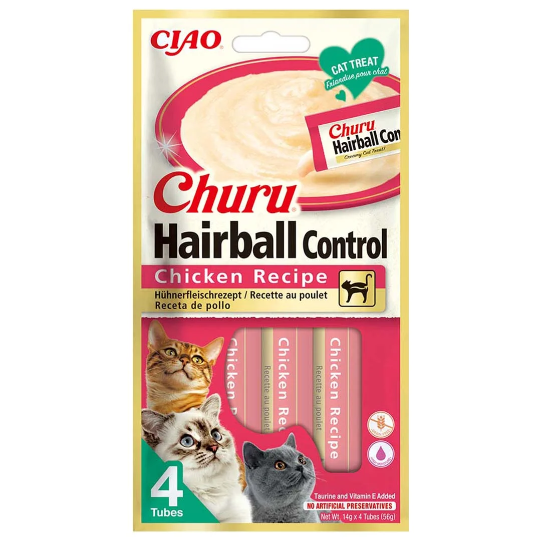 CIAO Churu Hairball Control kip 4x14g