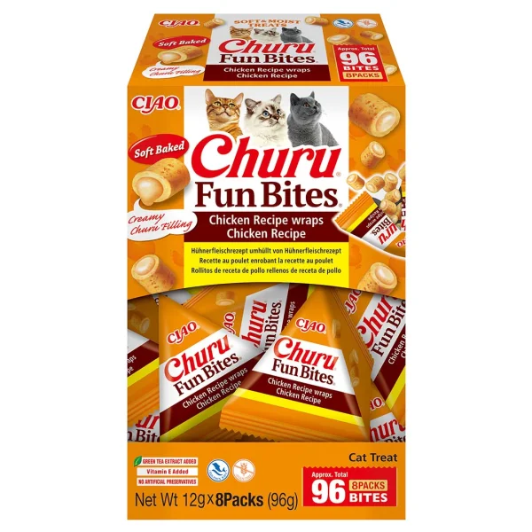 CIAO Churu Fun Bites wrap kip 8x12g