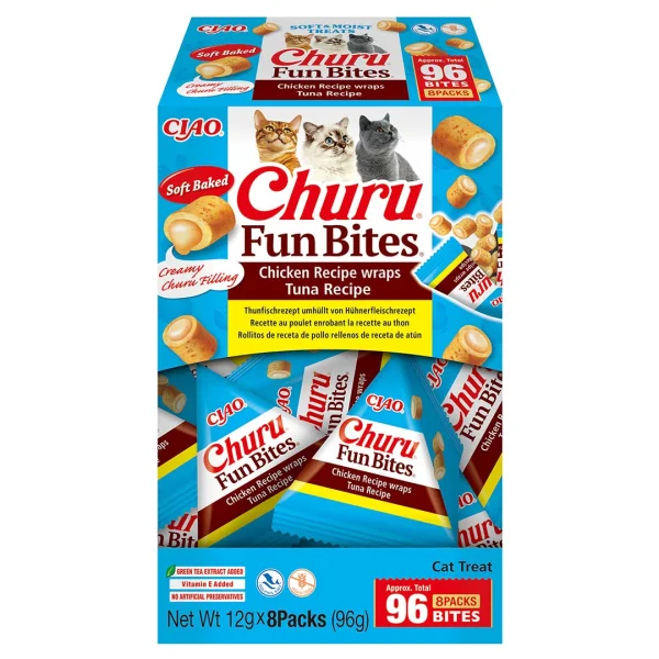 CIAO Churu Fun Bites wrap kip&tonijn 8x12g