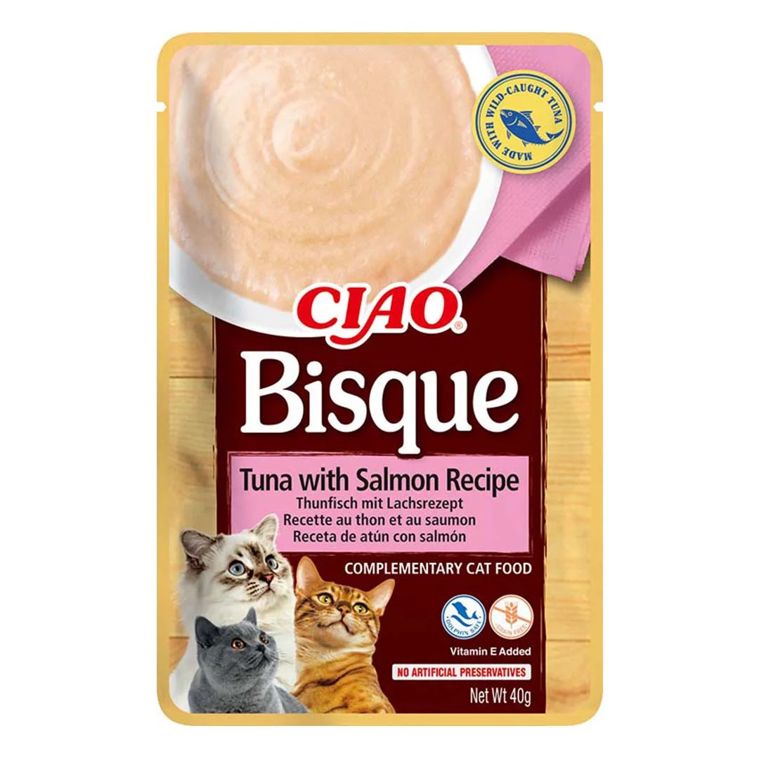 CIAO Bisque tonijn&zalm 40g