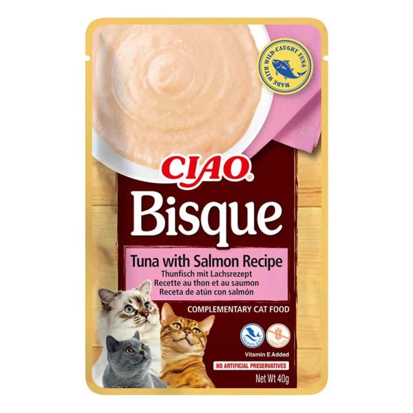 CIAO Bisque tonijn&zalm 40g