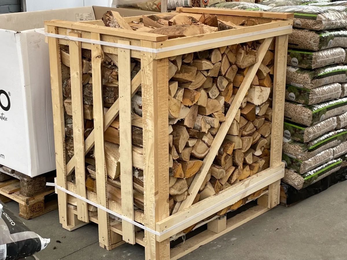 Brandhout box ± 0.9 m³ ovendroog geleverd