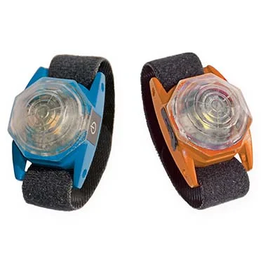 Flashlight Octa USB Blauw/oranje