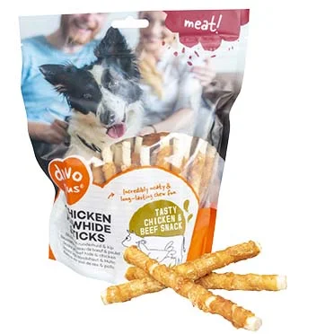 meat! kip & runderhuid sticks S-12.5cm-400g