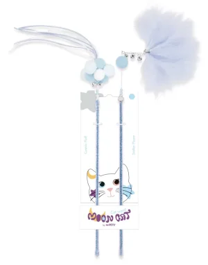 M-PETS MoonCAT - kattenstaf set Stellar Plume & Cosmic Fluff 2 st/Set