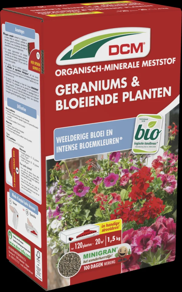 DCM GERANIUMS/BLOEIENDE PLANTEN 1,5KG