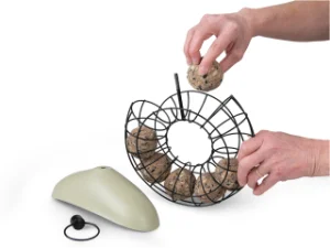  Vetbolhouder wiel met dak 24cm