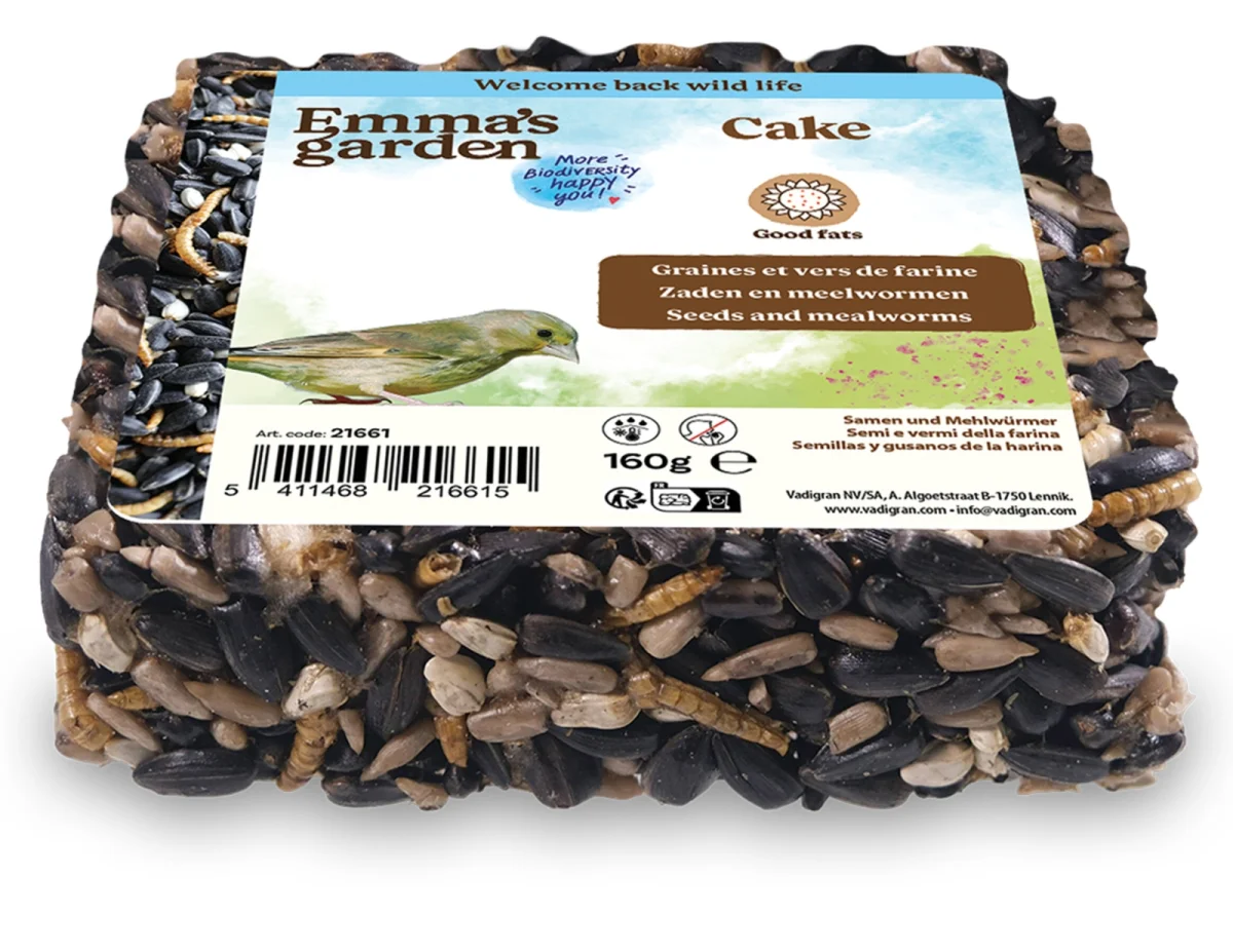 Emma zaden cake & meelwormen 160g