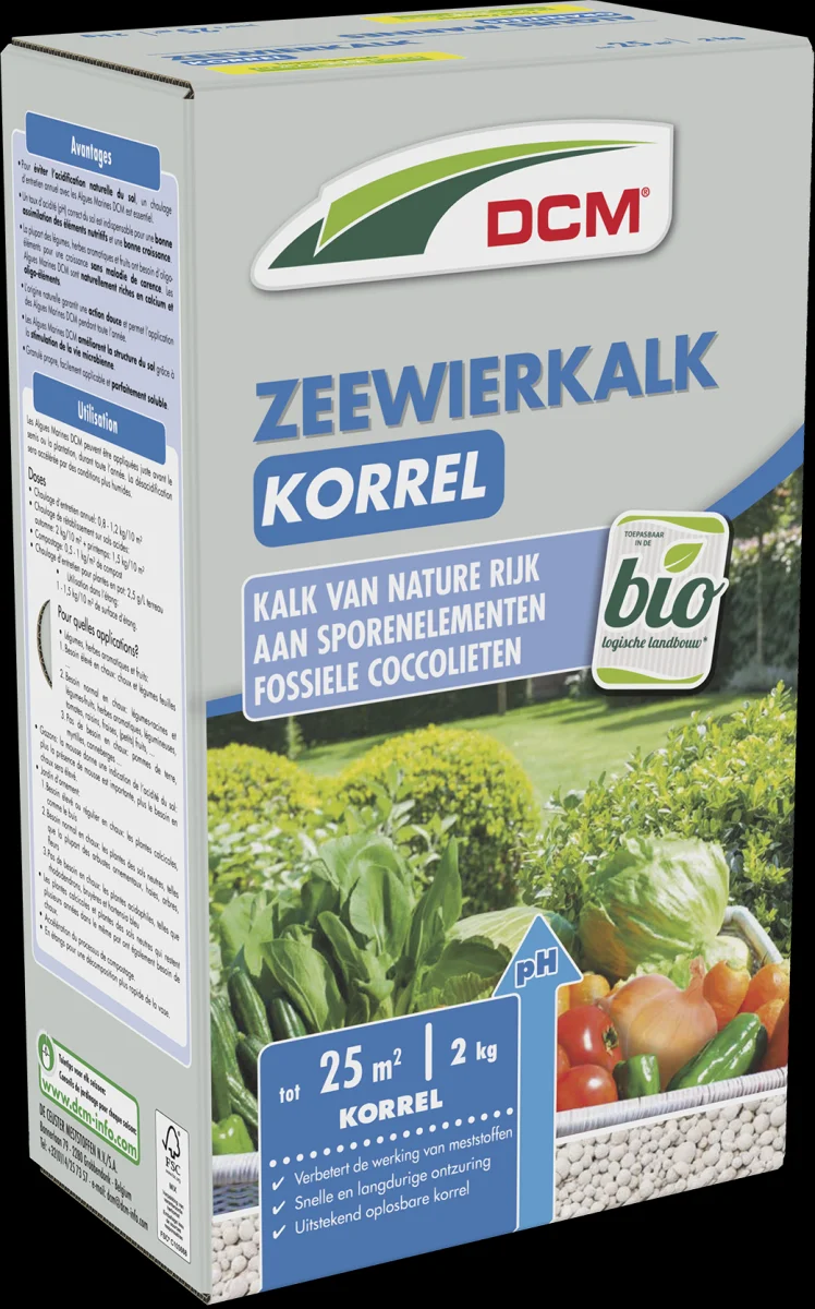 DCM ZEEWIERKALK KORREL 2KG