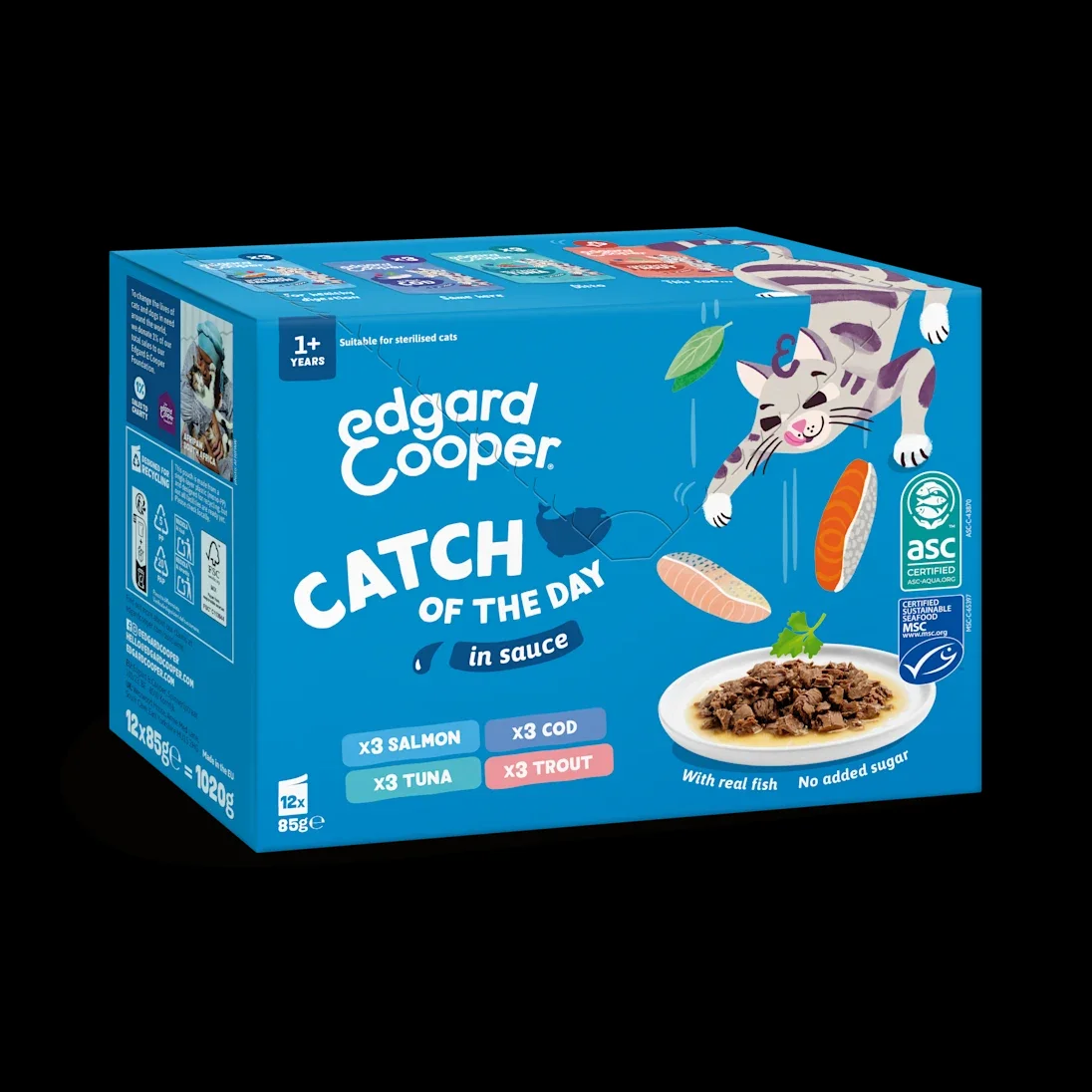 Catch Of The Day Selectie Vis in Saus 12x85g