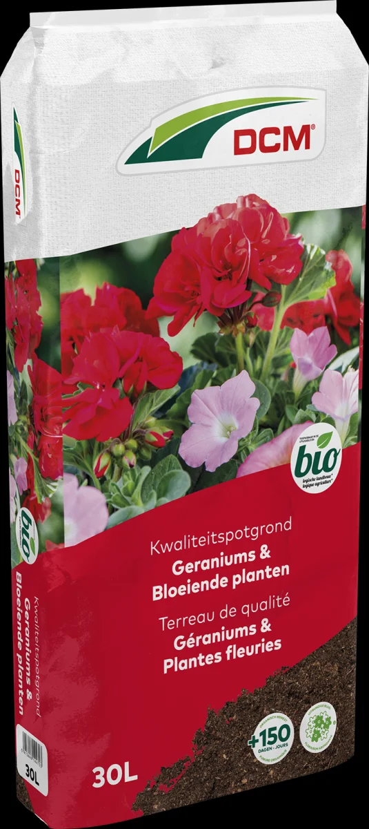 DCM POTGR GERANIUMS/BLOEIENDE PLANTEN 30L