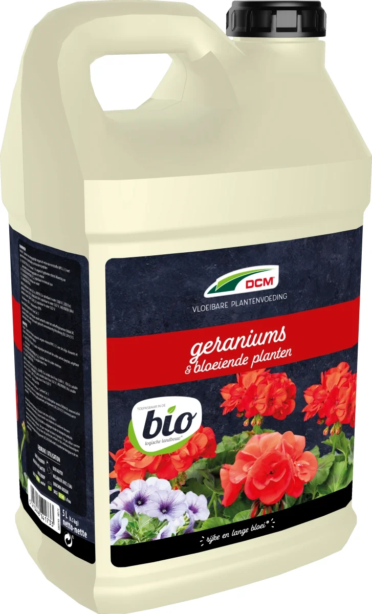 DCM VLOEIB GERANIUMS/BLOEIENDE PLANTEN 5L