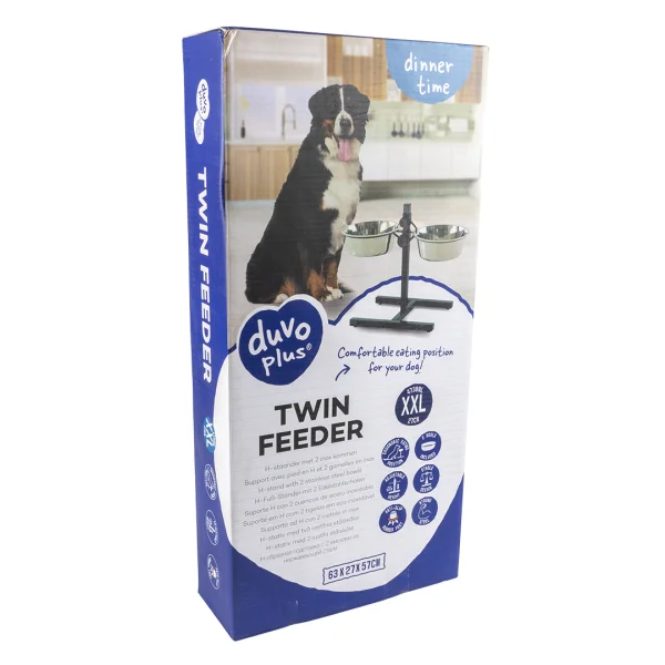 Twin feeder XXL 52cm 2x27cm